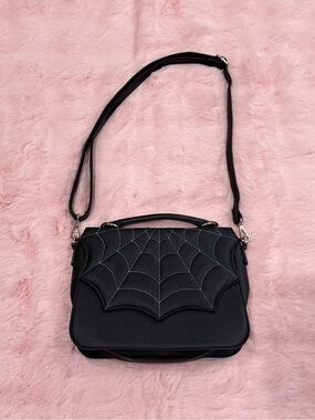 Mad Engine Spiderweb Lace Halloween Purse